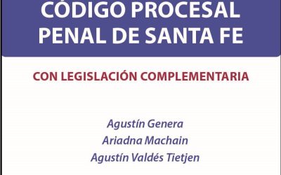 Novedad editorial: Código Procesal Penal de Santa Fe